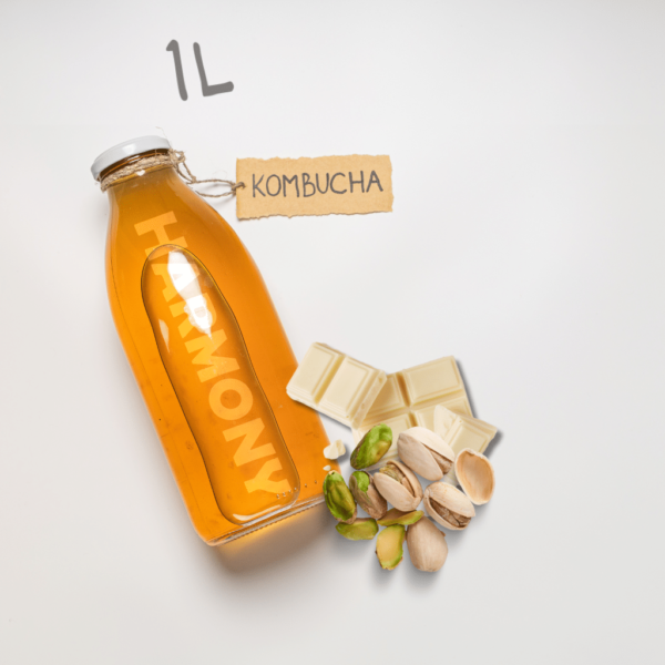 Kombucha Harmony White Chocolate en Pistachio 1L