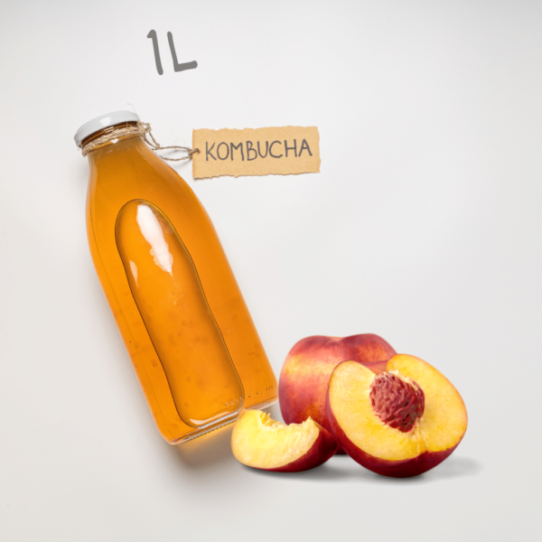 Kombucha Peach 1L