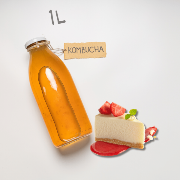 Kombucha Strawberry Cheesecake 1L