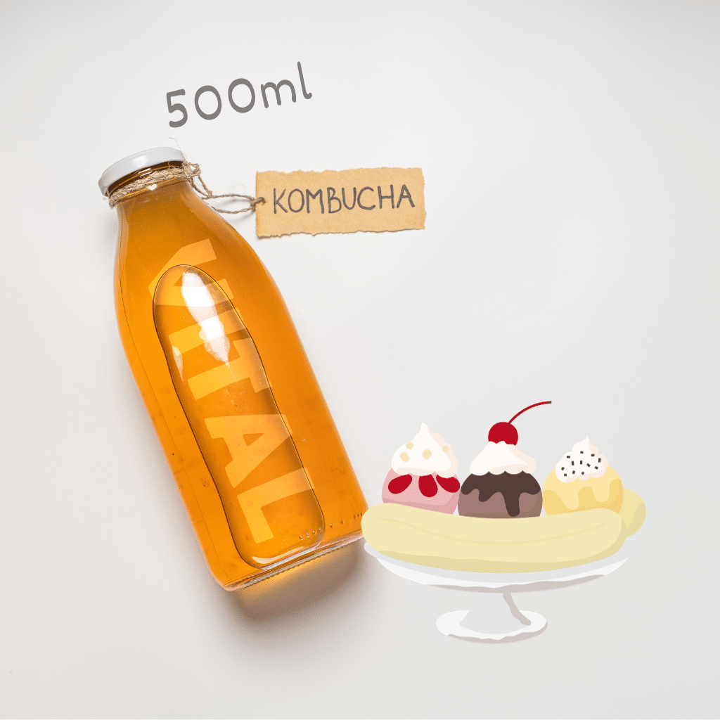 Kombucha Vital Banana Split 500ml