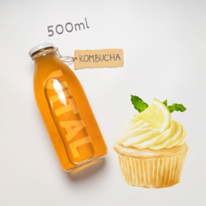 Kombucha Vital Lemmon cake 500ml