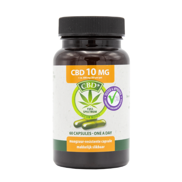 CBD 10mg Curcumine + Zwarte peper 60st