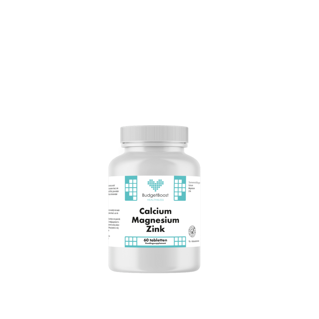 Budgetboost Calcium Magnesium Zink 60 tabletten