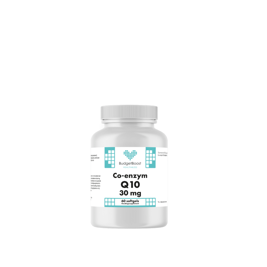 Budgetboost Co enzym Q10 30 mg 60 softgels