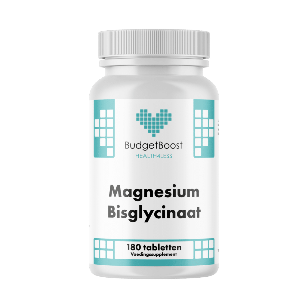 Budgetboost Magnesium Bisglycinaat 180 tabletten