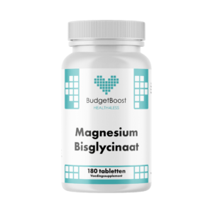 Budgetboost Magnesium Bisglycinaat 180 tabletten