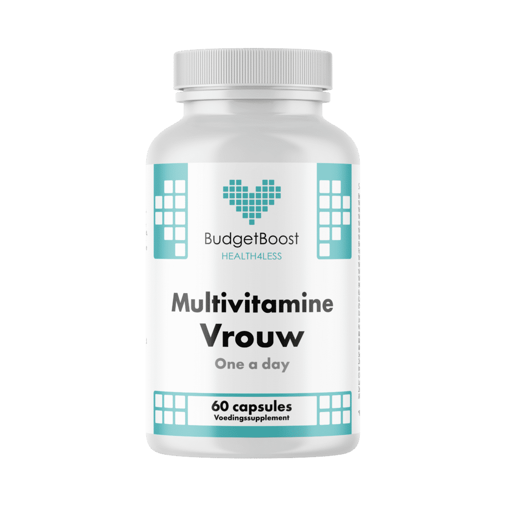 Budgetboost Multi Vitamine Vrouw One a day 60 capsules