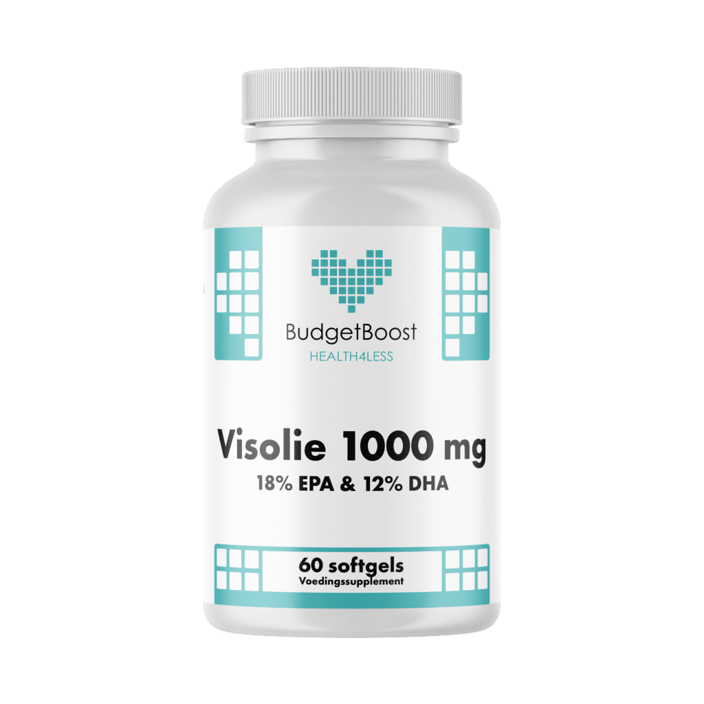 Budgetboost Visolie 1000 mg 18 12 60 softgels