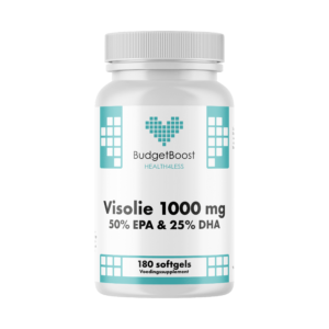 Budgetboost Visolie 1000 mg 50 25 180 softgels