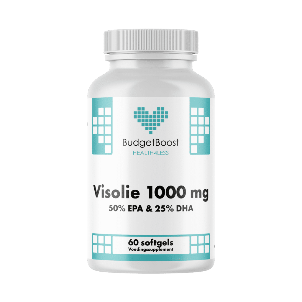 Budgetboost Visolie 1000 mg 50 25 60 softgels