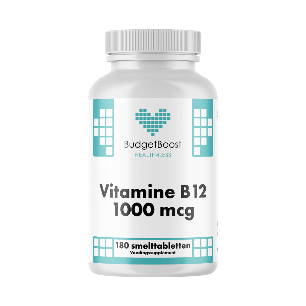 Budgetboost Vitamine B12 1000mg 180 smelttabletten