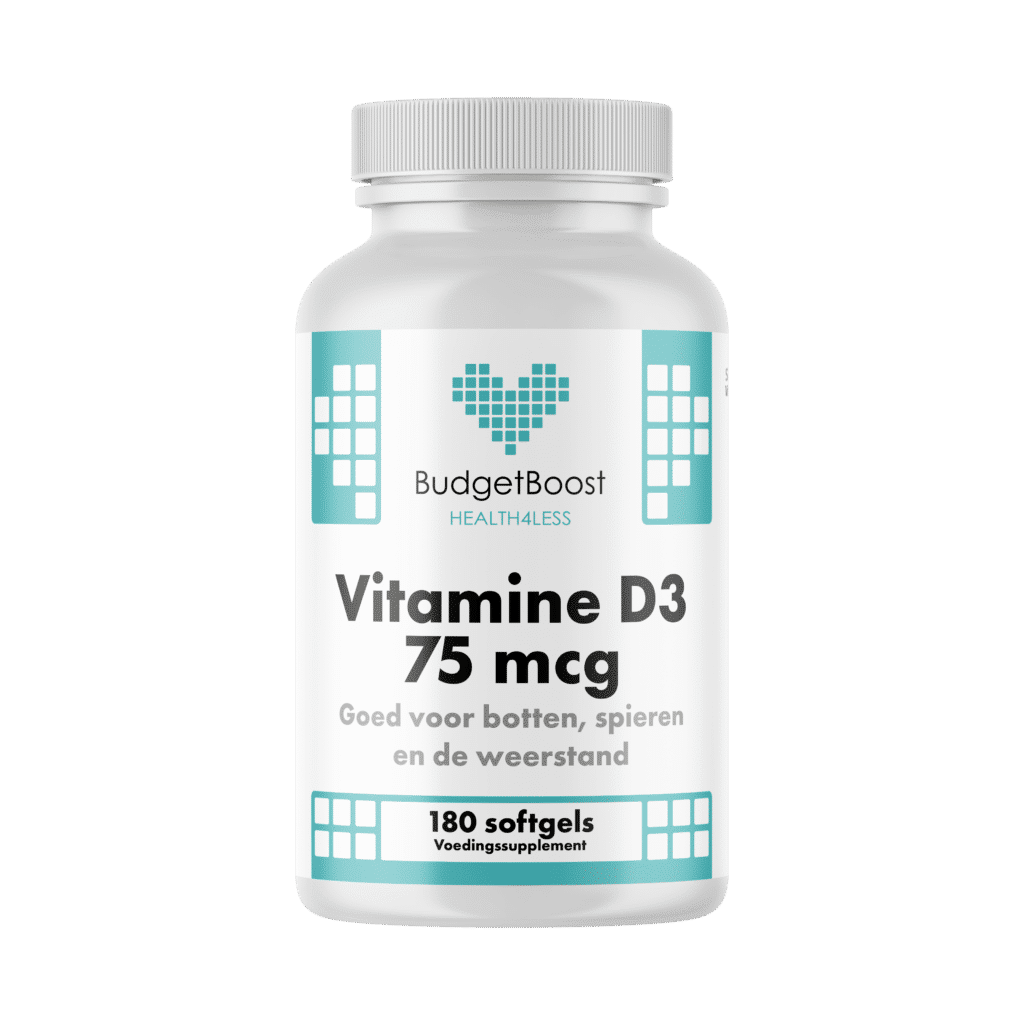 Budgetboost Vitamine D3 75 mcg 180 softgels