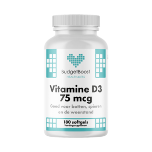 Budgetboost Vitamine D3 75 mcg 180 softgels