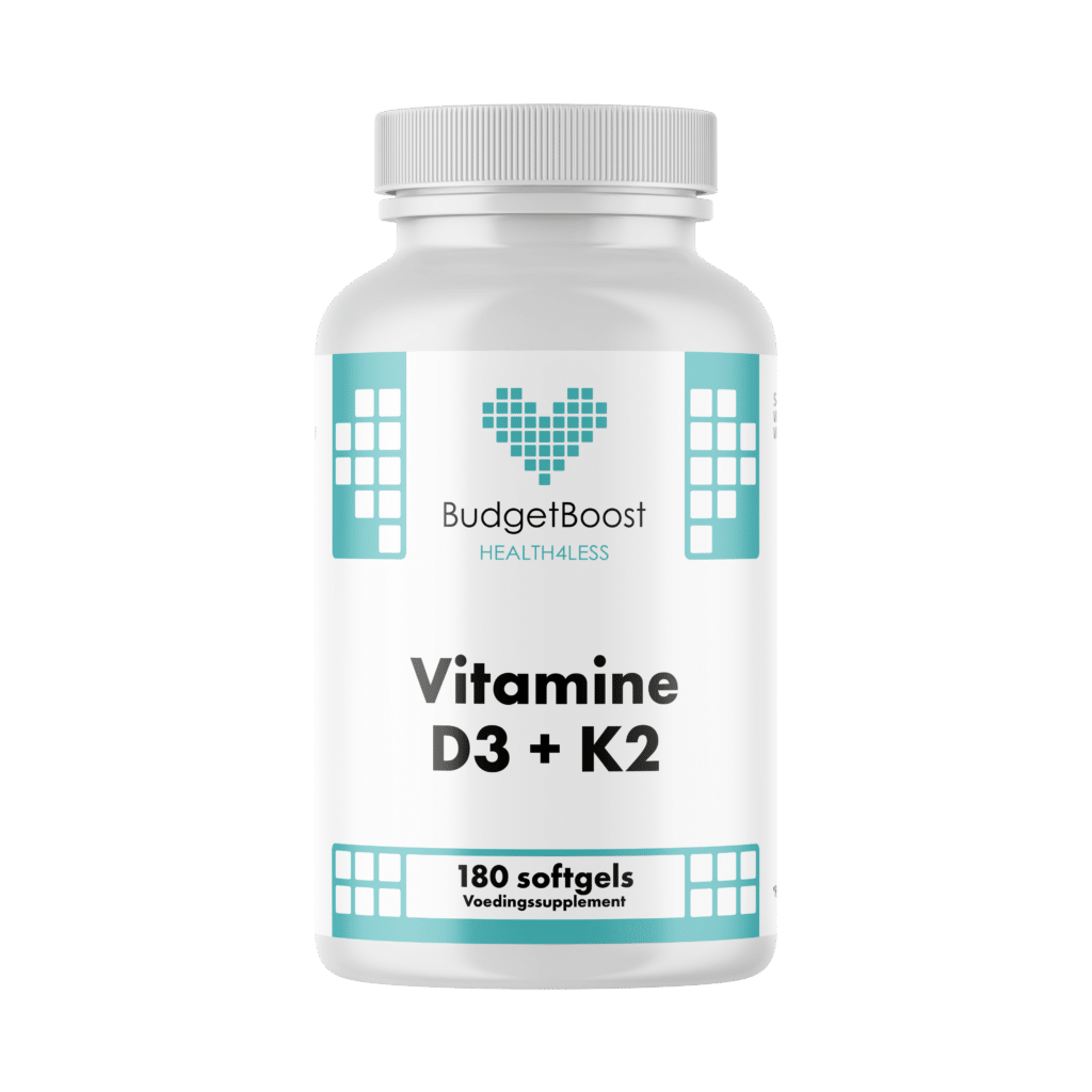 Budgetboost Vitamine D3 + K2 180 softgels