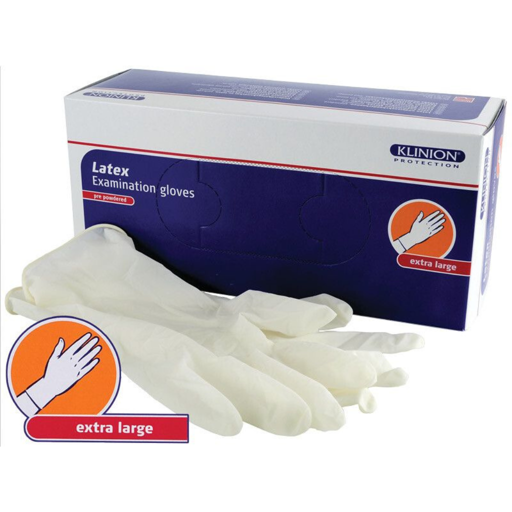 Latex Gloves Xl 100 Pcs