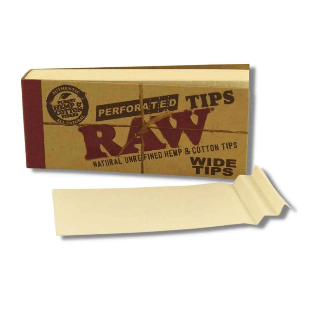 Raw Perforated Wide Filter Tips
